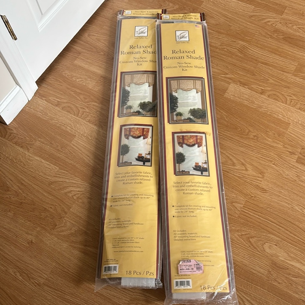 June Taylor, Inc. relax Roman Shade no so custom window Shade Kits